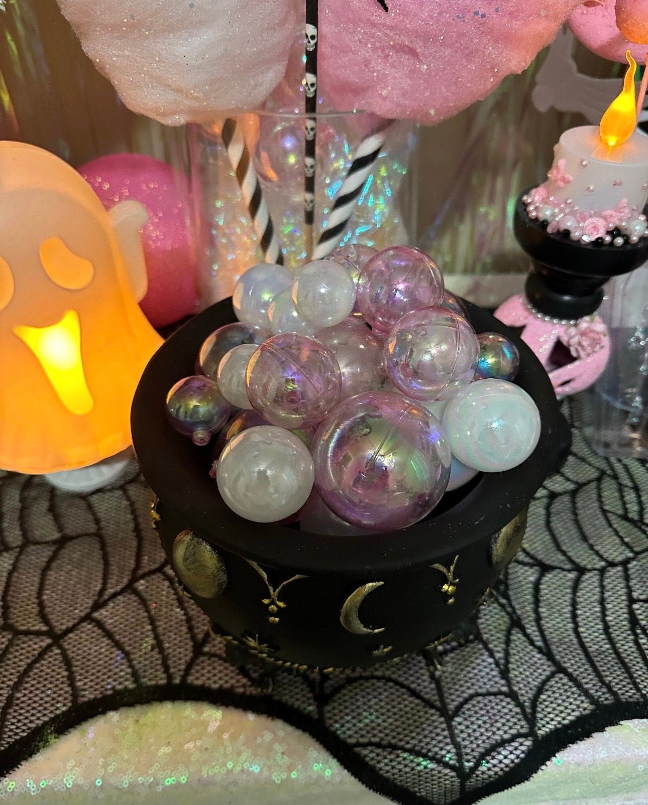 Set of 12 Cake Topper Bubbles, Fake Bubbles, Cauldron Bubbles