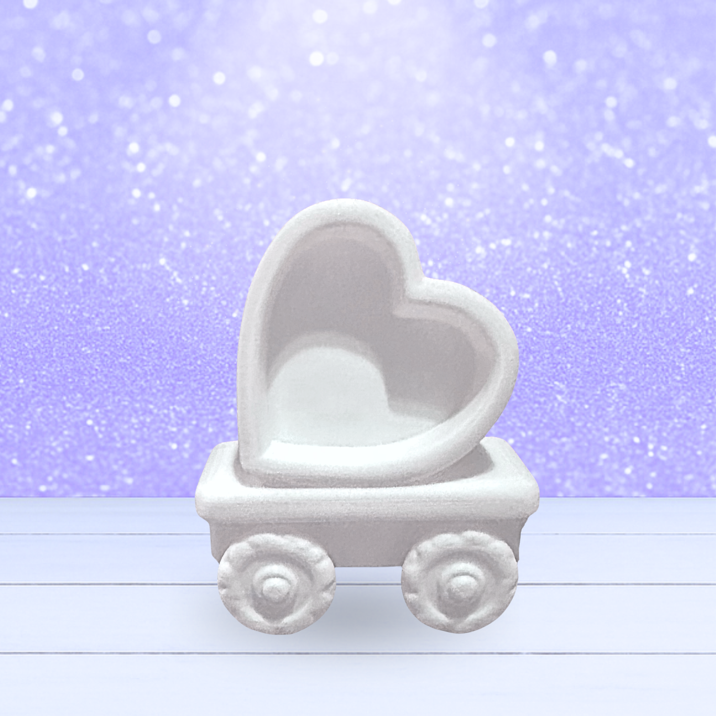 3D Mesh File - MEMBERS ONLY - Valentine's Train Car Open Heart