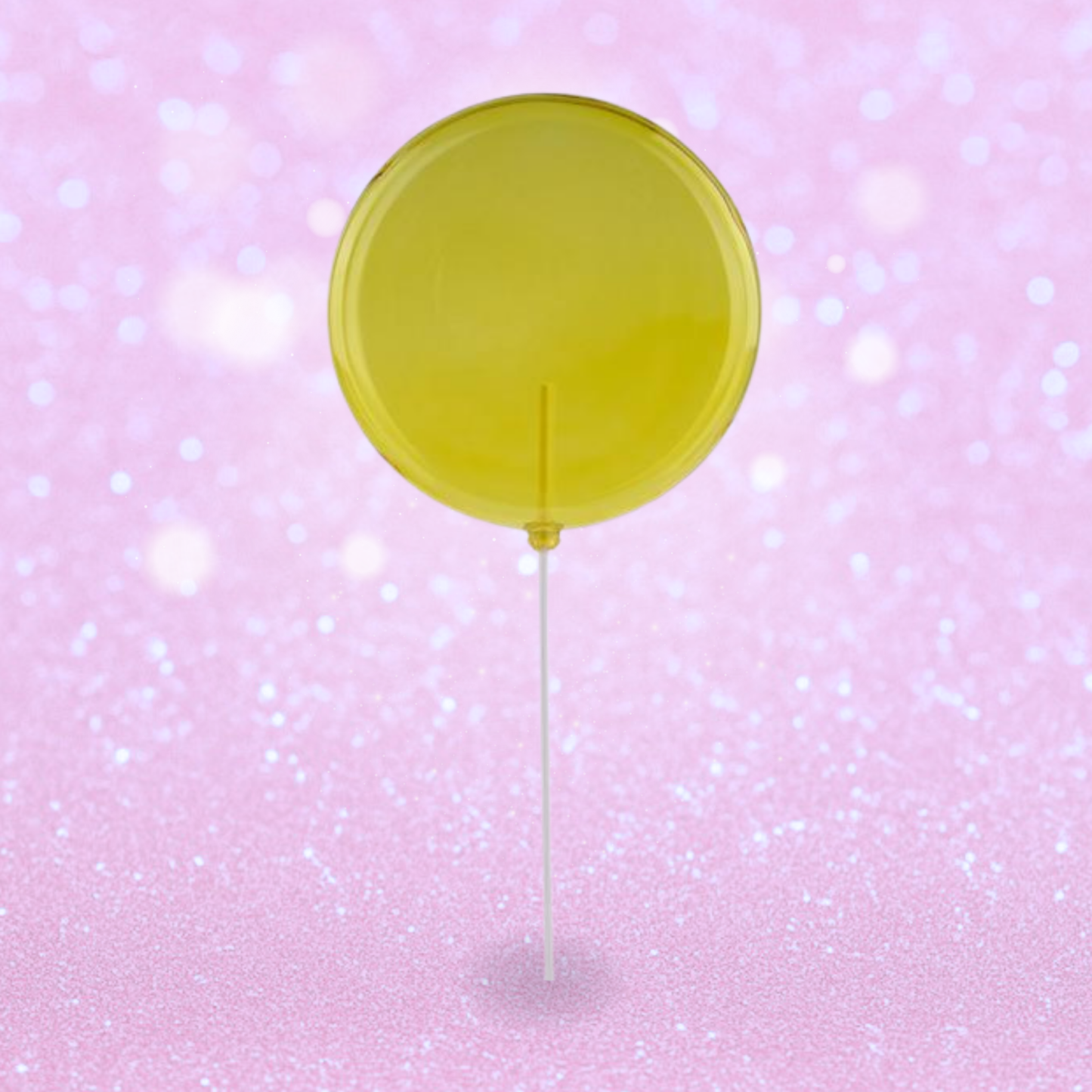 Giant Translucent Lollipop - Sunshine Yellow