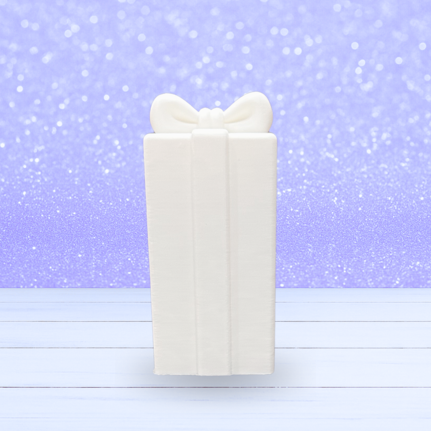 3D Mesh File - Tall Present with Bow