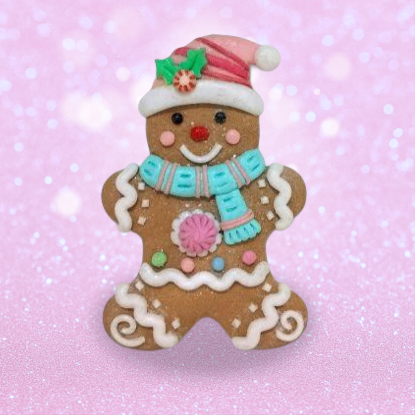 Set of 2 Gingerbread Cookie Ornaments