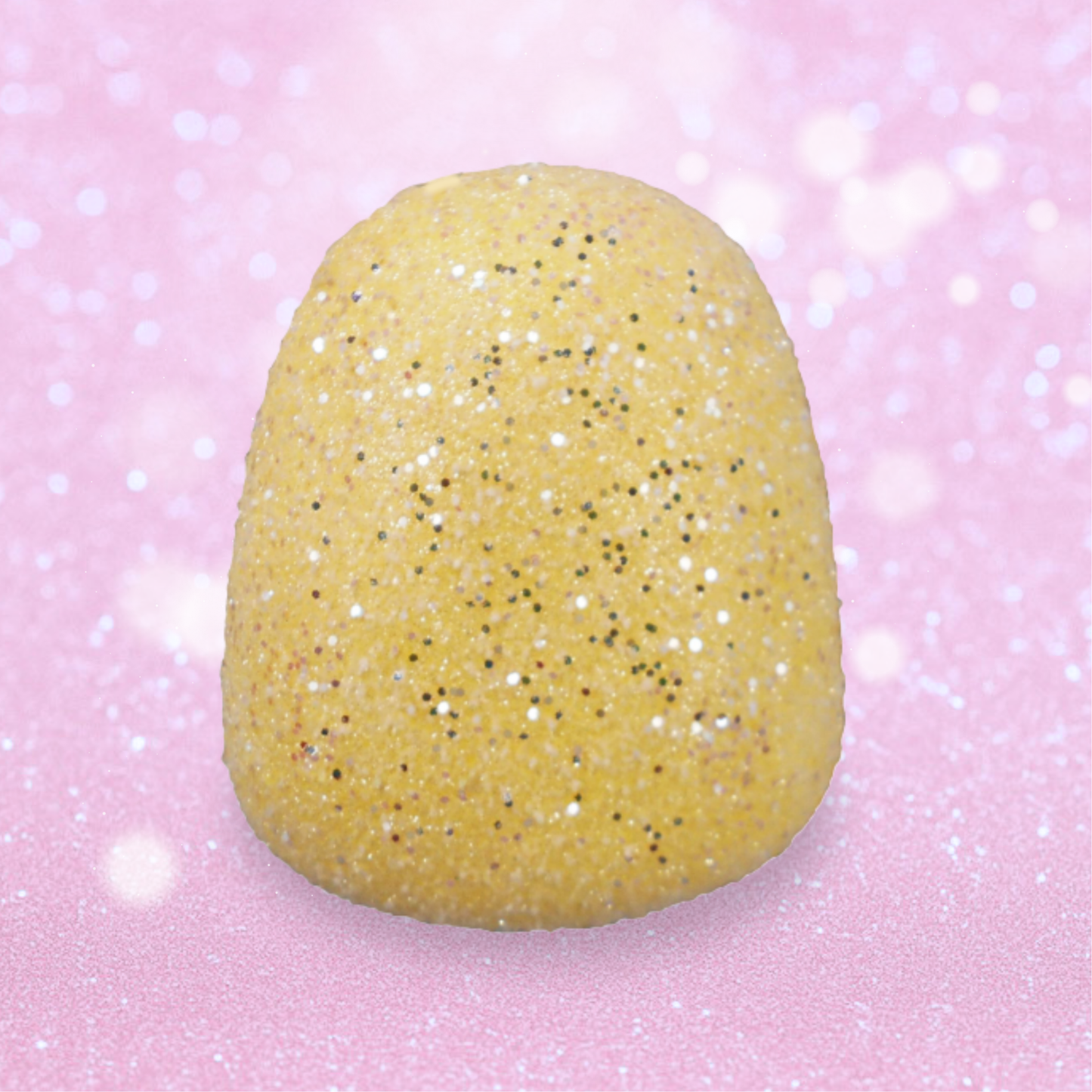 Giant Glitter Gumdrop - Yellow