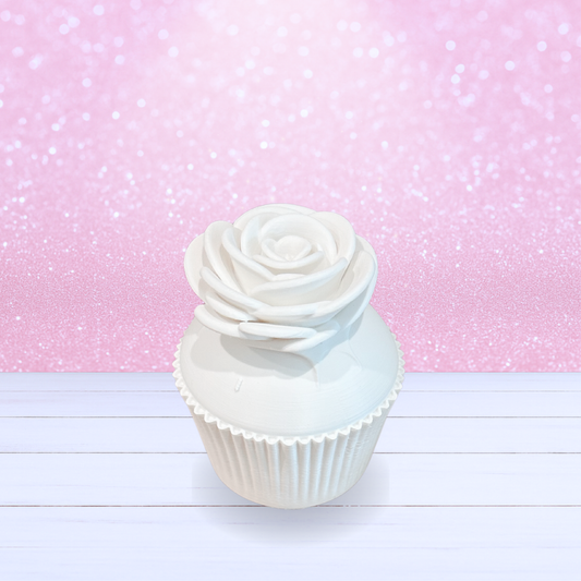 3D Mesh File - MEMBERS ONLY - Rose Bloom Cupcake
