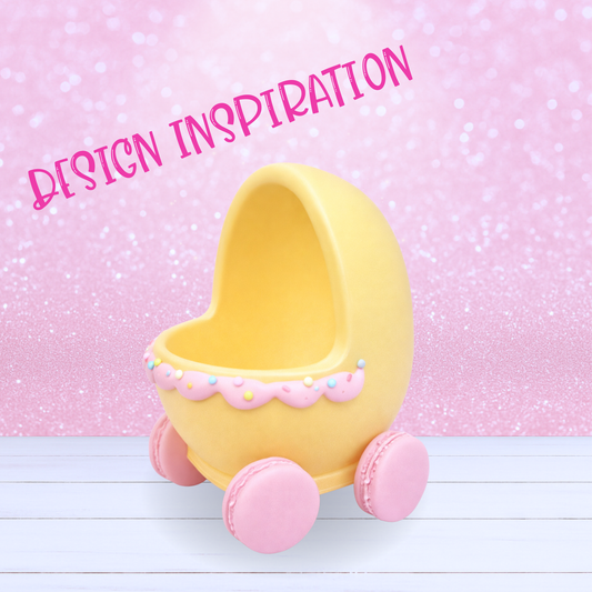 Baby Carriage Egg - Made-to-Order - Up to 2 Week Creation Time