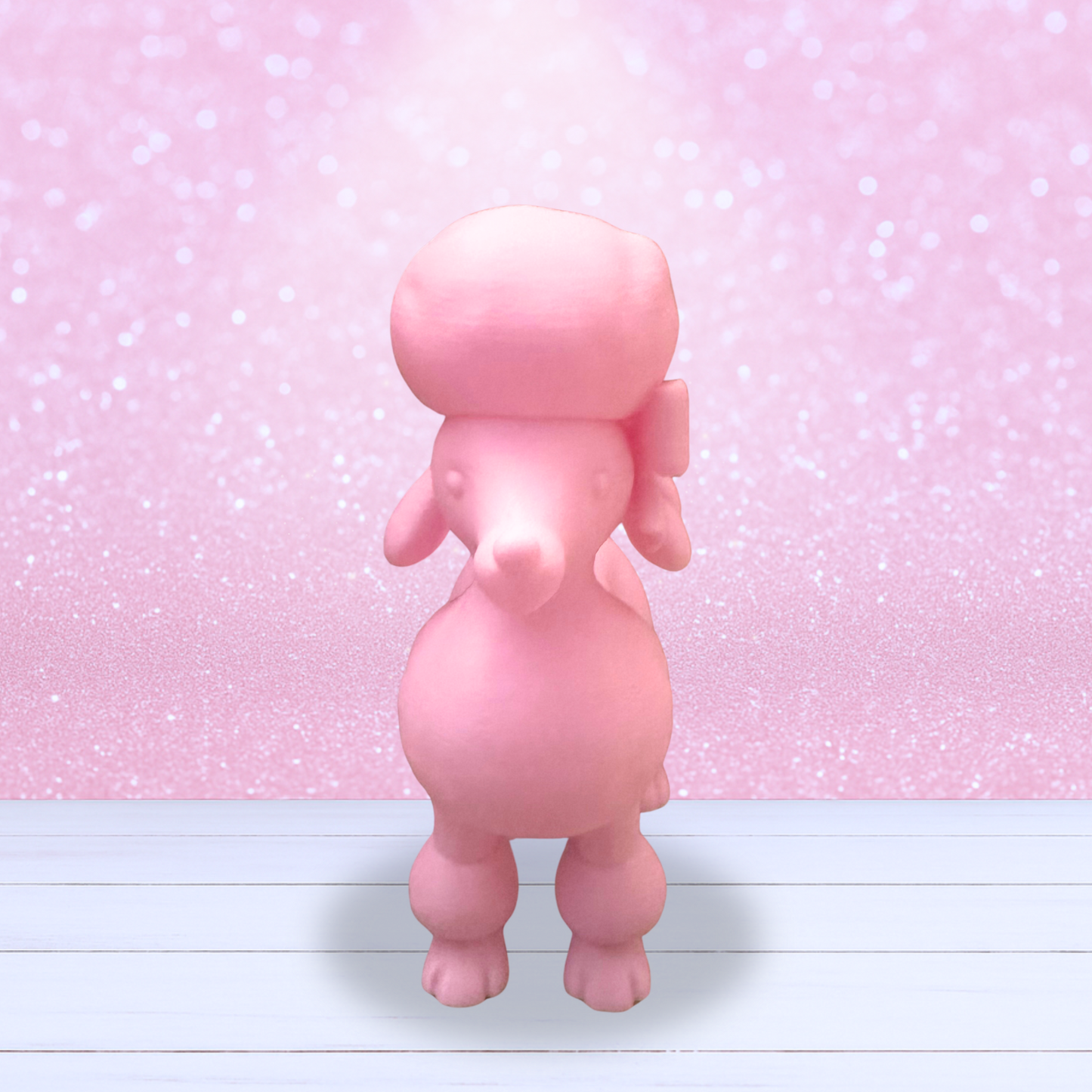 3D Printed - Pink Poodle Figurine - Pre-Order - Available Soon!