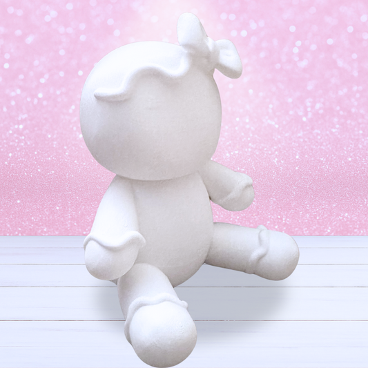 Gingerbread Girl with Bow - Made-To-Order
