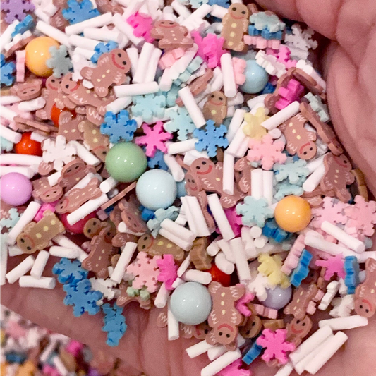 Gingerbread Candy Sprinkles, Fake Sprinkles, 40 Grams