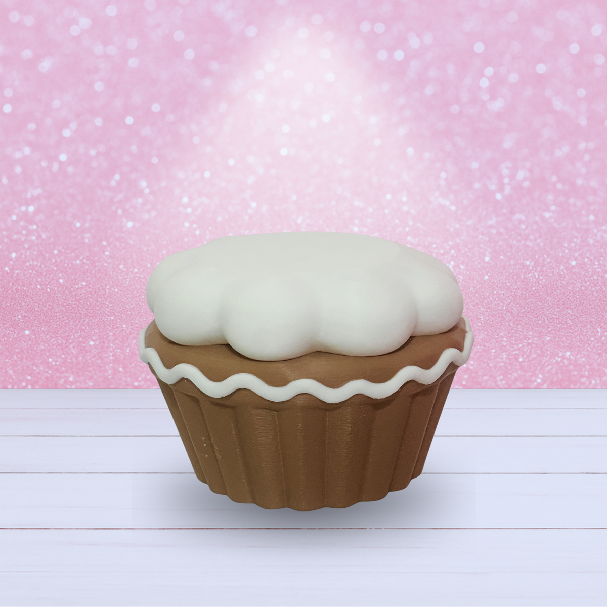 Gingerbread Cupcake - Choice of Color and Size
