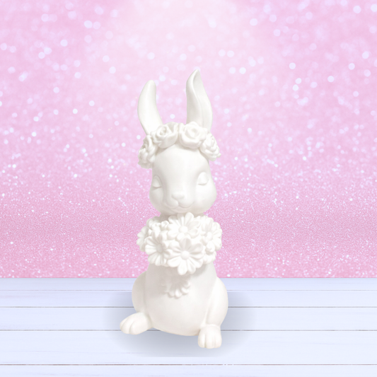 3D Mesh File - MEMBERS ONLY - Pretty Bunny with Flowers