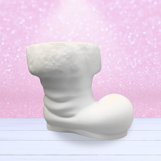 Fillable Paintable Santa Boot - Made-To-Order