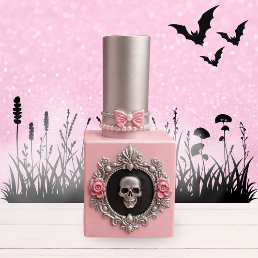 Gothic Skull Nail Polish - Made To Order - Choice of Size