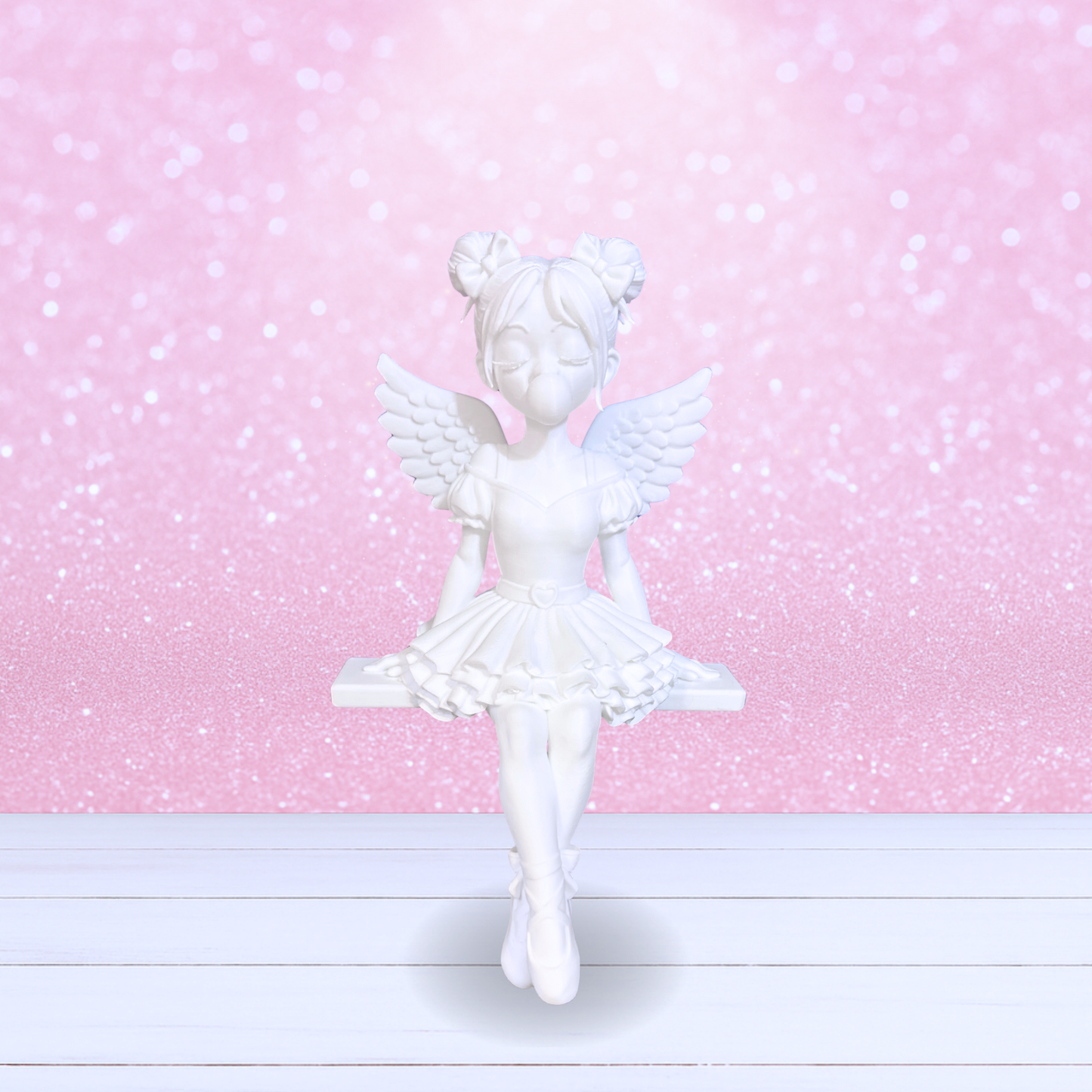 Girl Cupid Sitting - Made-to-Order