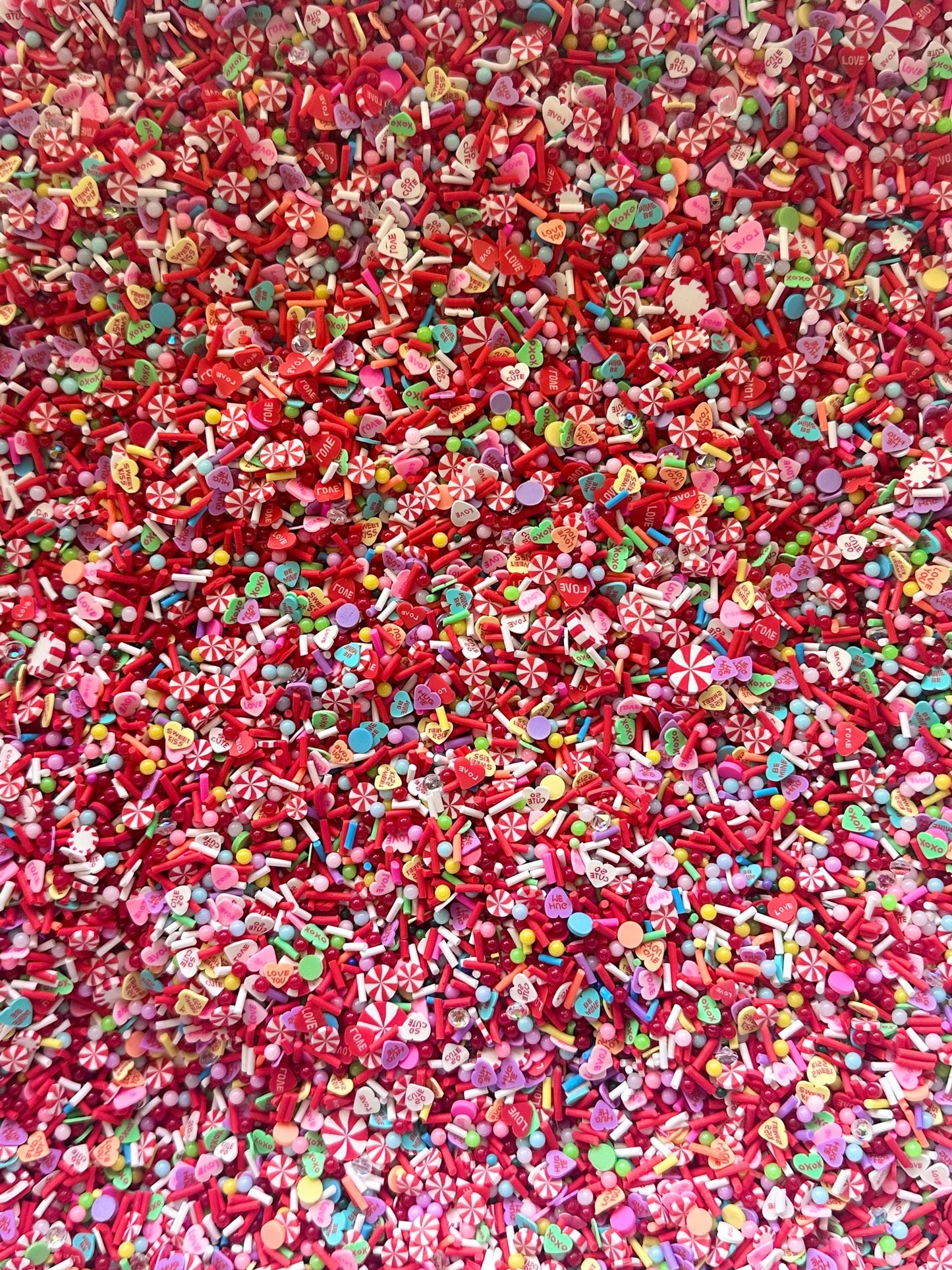 Cupid Confetti, Valentines Day Fake Sprinkles, 40 Grams