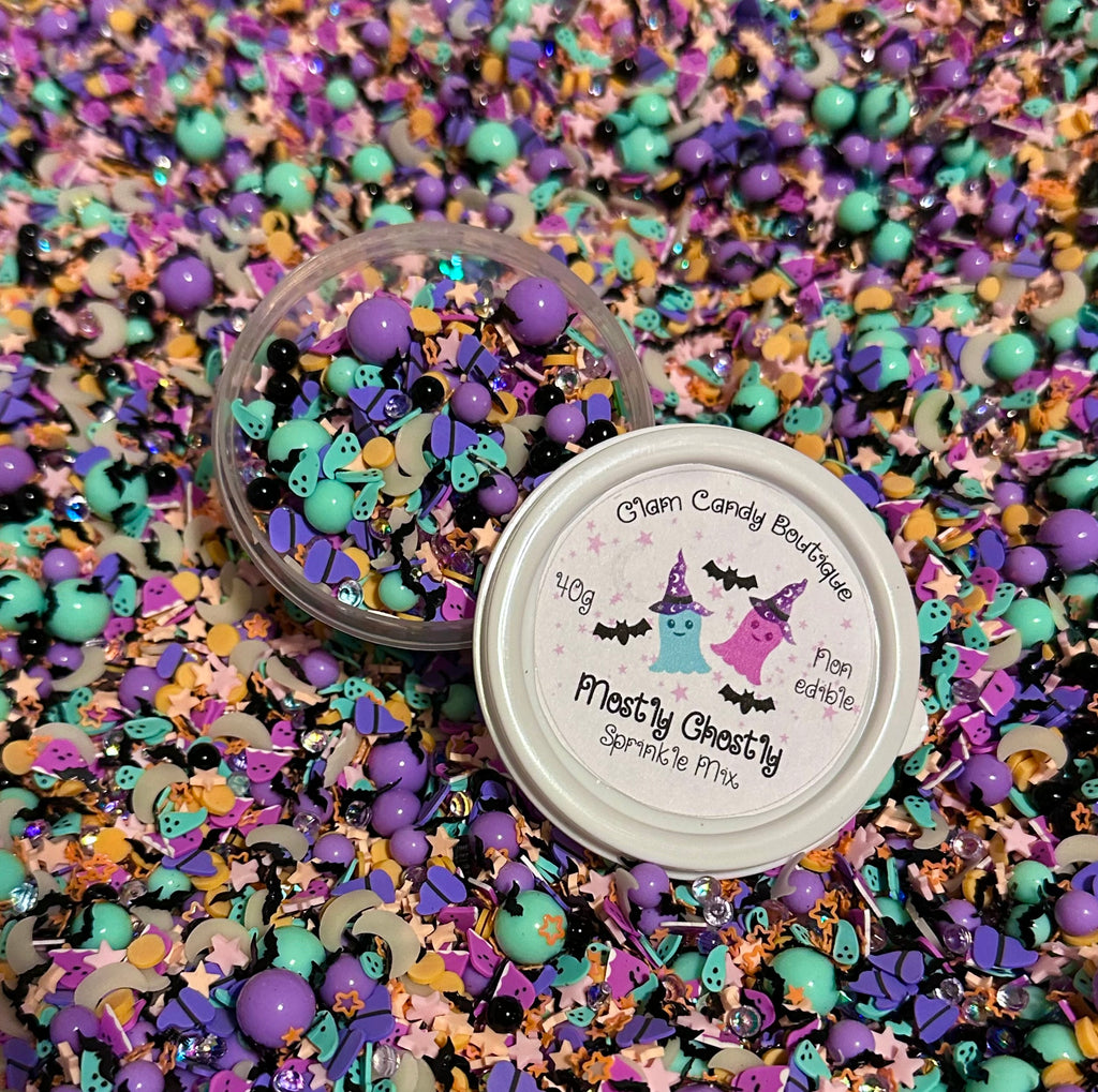 Mostly Ghostly Sprinkles, Fake HalloweenSprinkles, 40 Grams