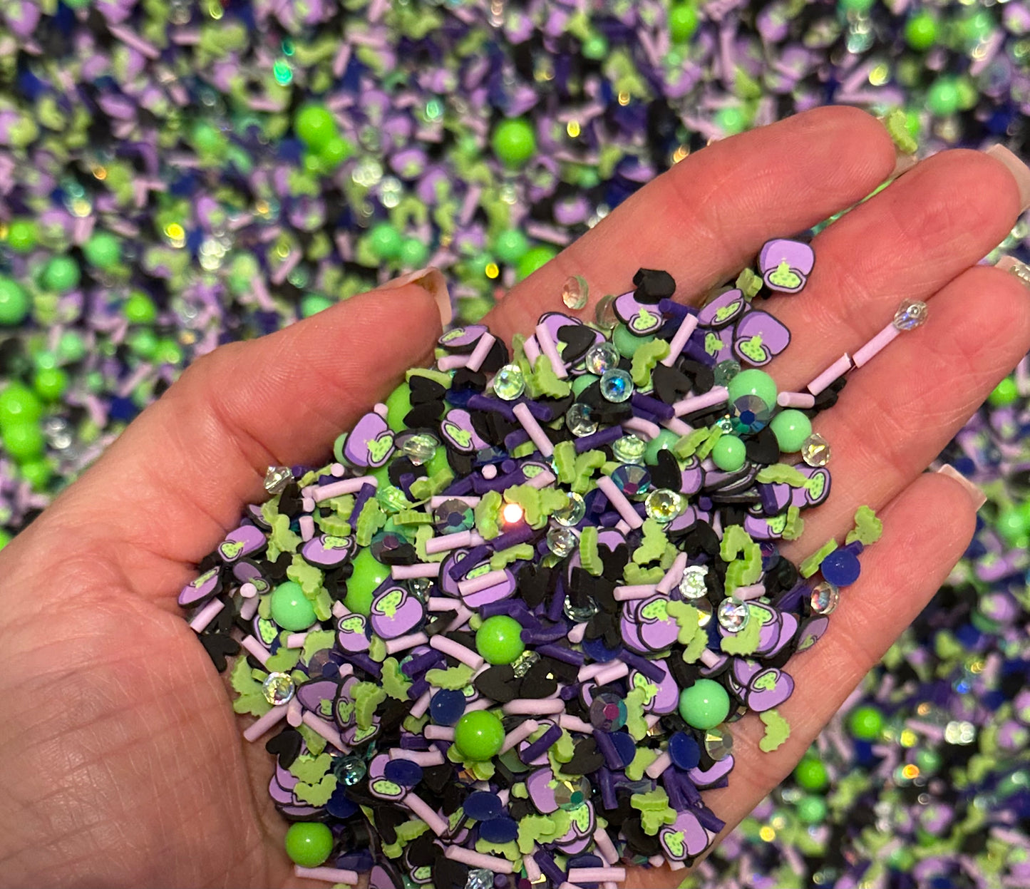 Cauldron Candy Sprinkles, Fake HalloweenSprinkles, 40 Grams