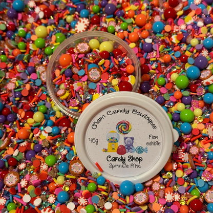 Candy Shop Sprinkles, Fake Sprinkles, Rainbow Sprinkles