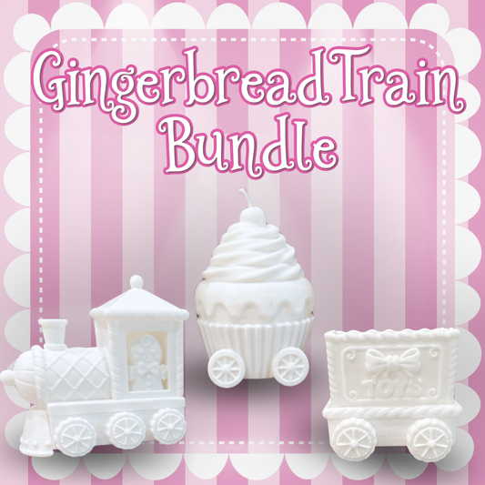 3D Mesh File - Bundle MEMBERS ONLY - Gingerbread Train