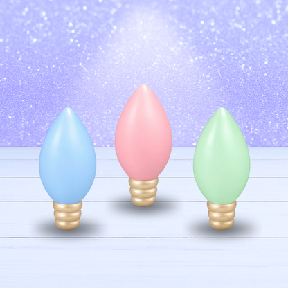 3D Mesh File - Christmas Light Bulb