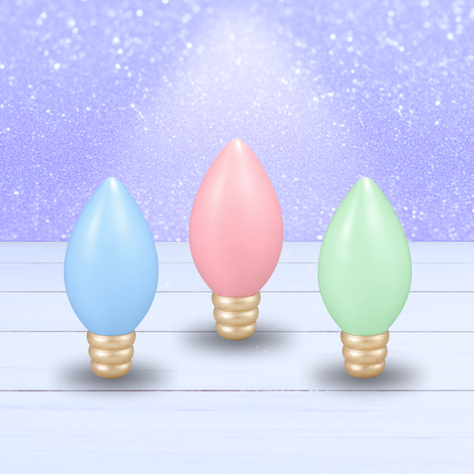 3D Mesh File - Christmas Light Bulb