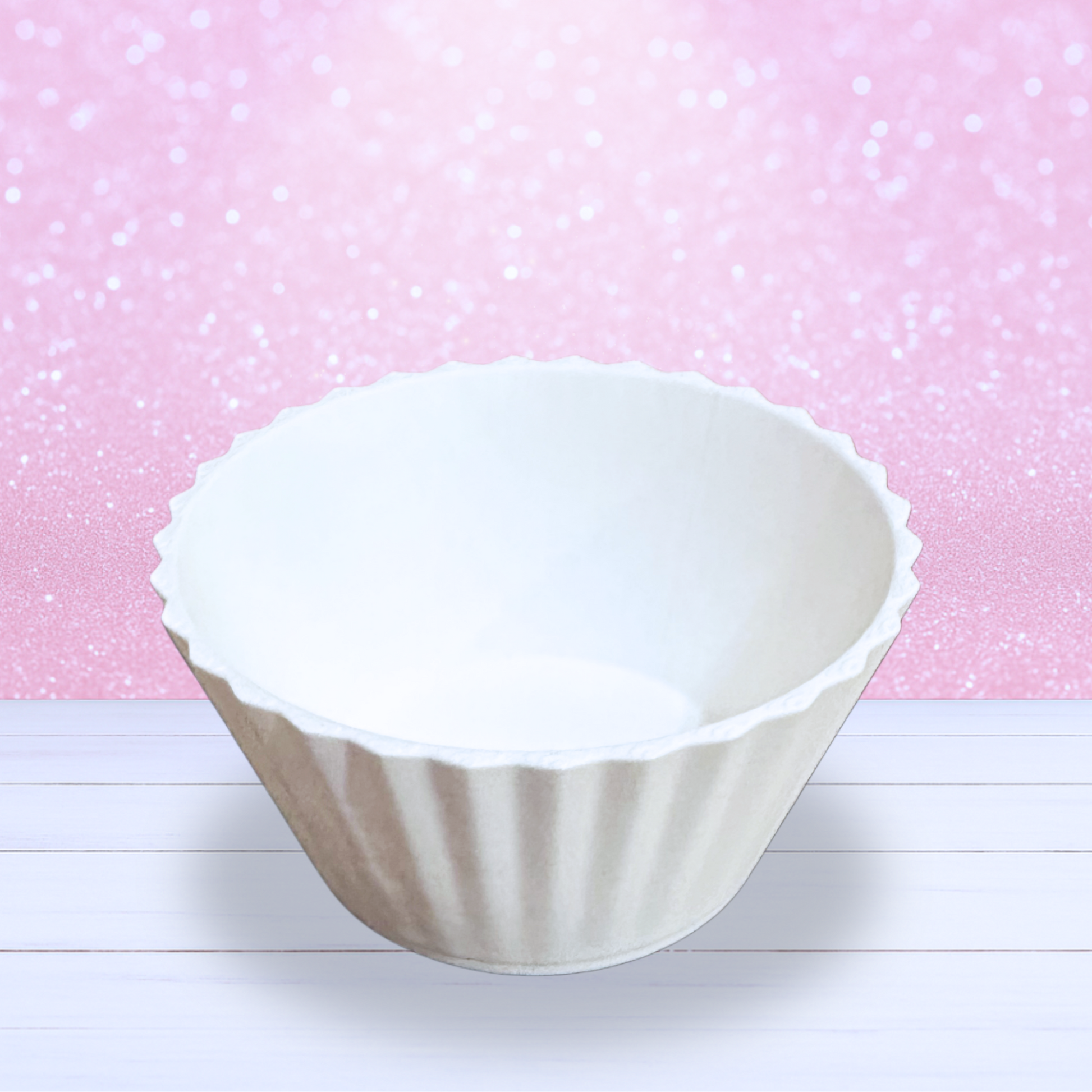 Giant Fake 3D Printed Cupcake Wrapper - Ready To Ship - Only 1 Available