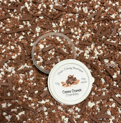 Fake Chocolate Crumbs, Fake Crumbles, Fake Chocolate Bits, Fake Chocolate Shavings, Cocoa Crunch Crumblez