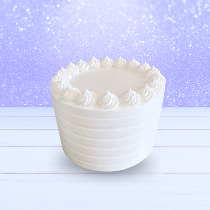 3D Mesh File - Stripe Cake with Icing Peaks