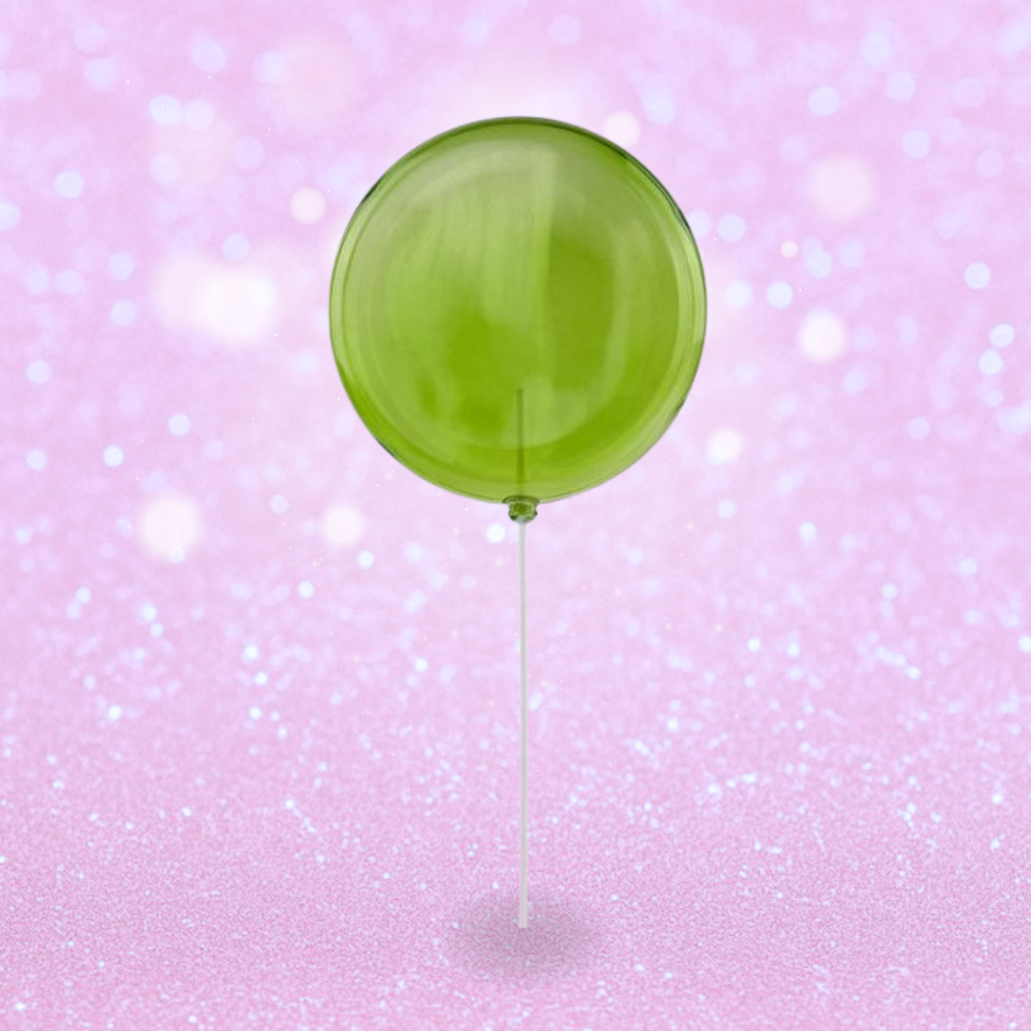 Giant Translucent Lollipop - Lime Green