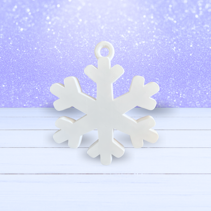 3D Mesh File - Snowflake Ornament and Figurine