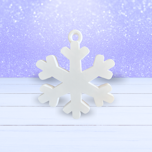 3D Mesh File - Snowflake Ornament and Figurine
