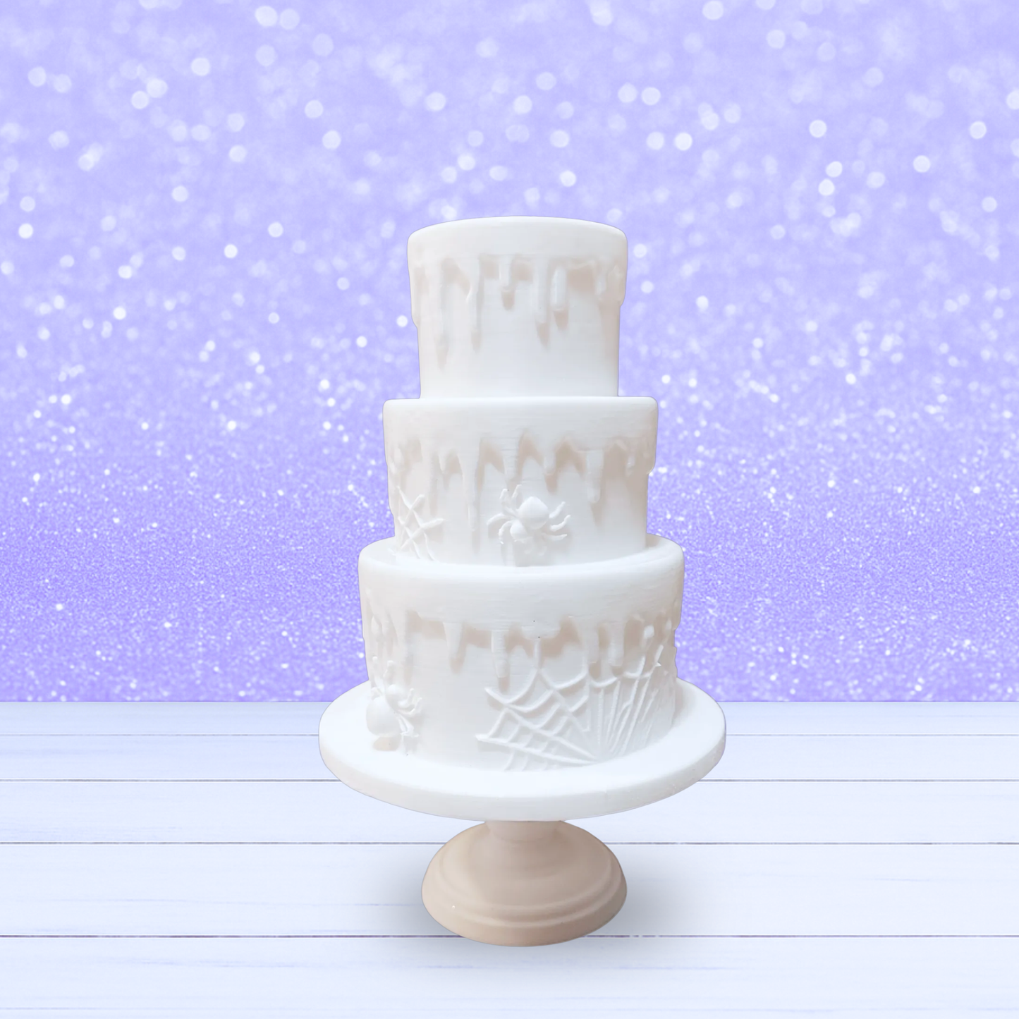 3D Mesh File - MEMBERS ONLY - 3 Tier Halloween Cake and Plate