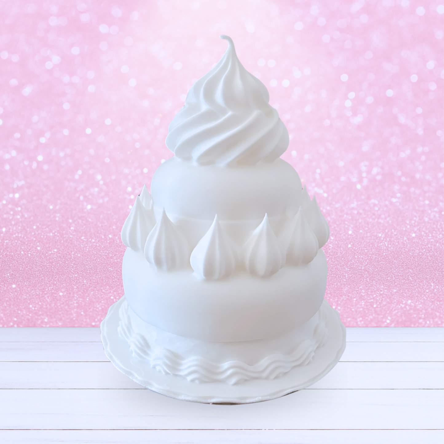 Fancy Cake with Meringue Peaks - Made To Order - Choice of Size