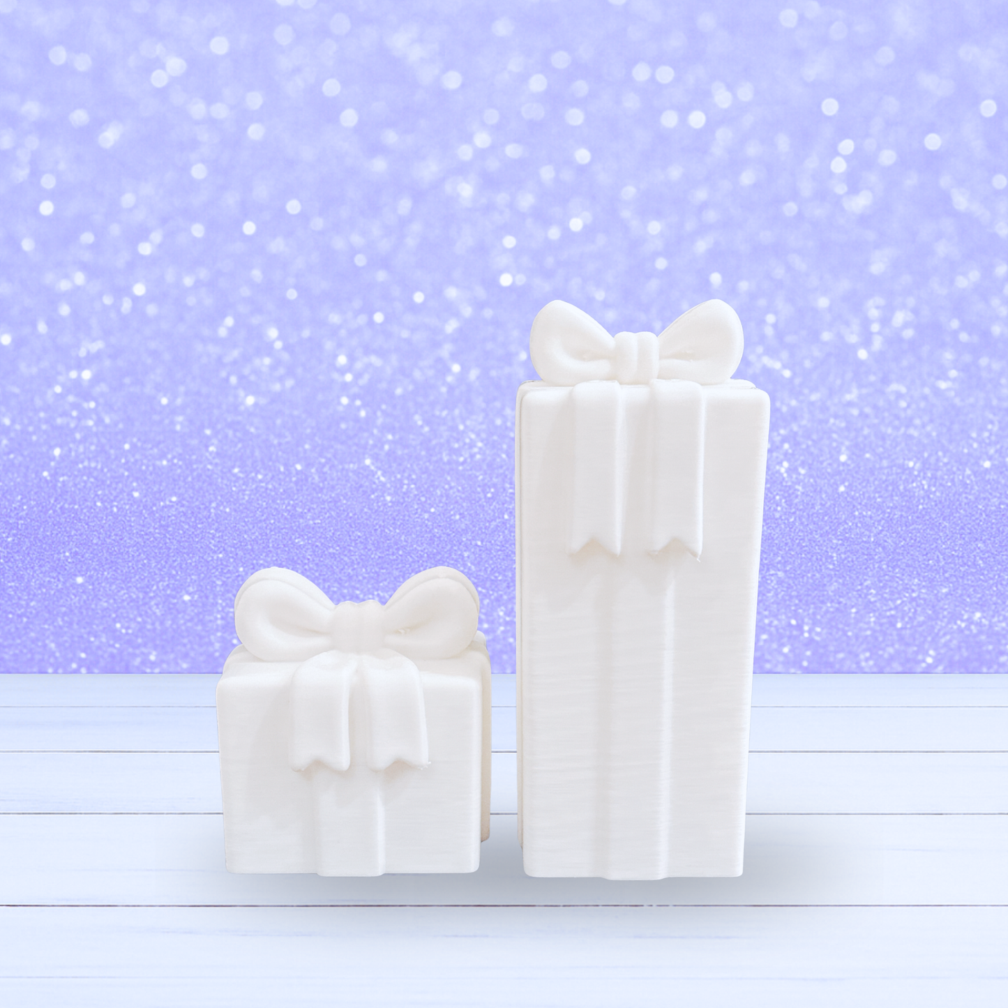 3D Mesh File - BUNDLE - Tall and Short Presents - Hanging Ribbons