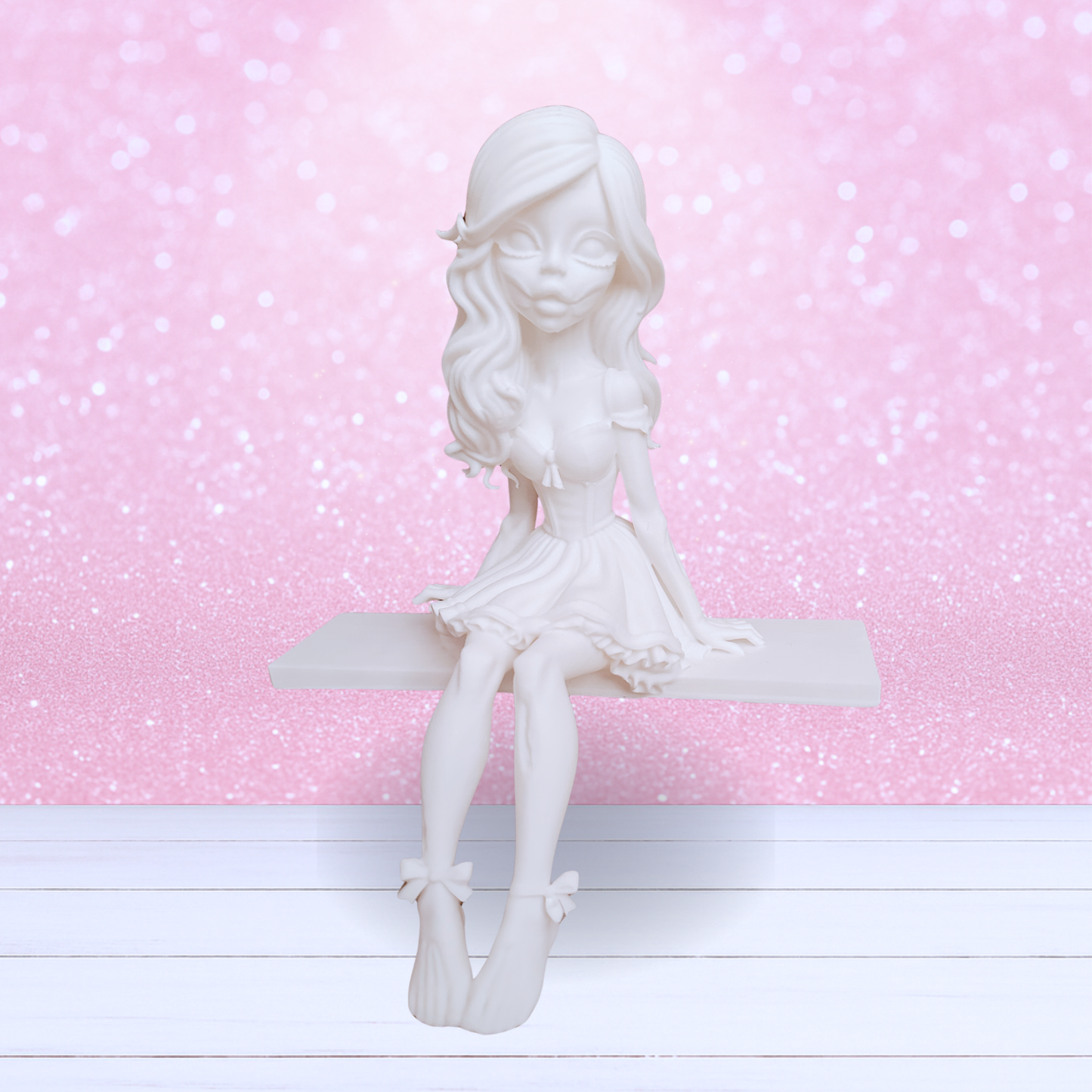 3D Printed Zombie Shelf Sitter - Made To Order