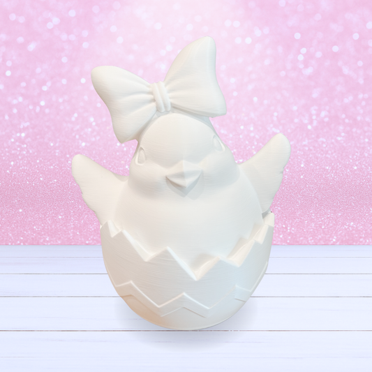 Girly Chicken In Egg - Made-to-Order - Up to 2 Week Creation Time