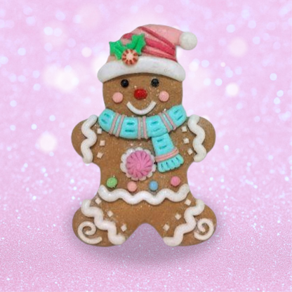 Set of 2 Gingerbread Cookie Ornaments