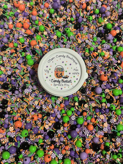 Candy Bucket Sprinkles, Fake HalloweenSprinkles, 40 Grams