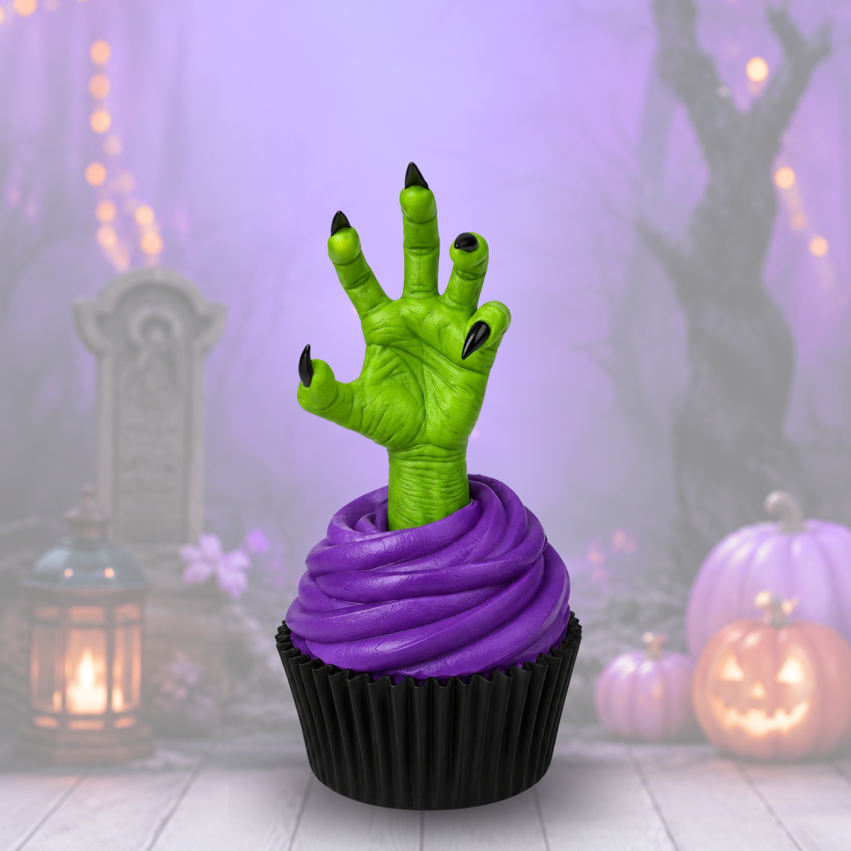 3D Mesh File - Halloween Cupcake Witch Hand