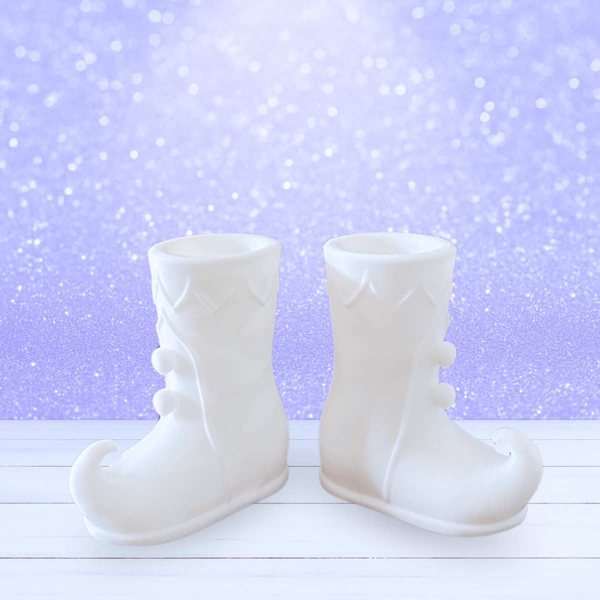 3D Mesh File -Elf Shoes with Buttons