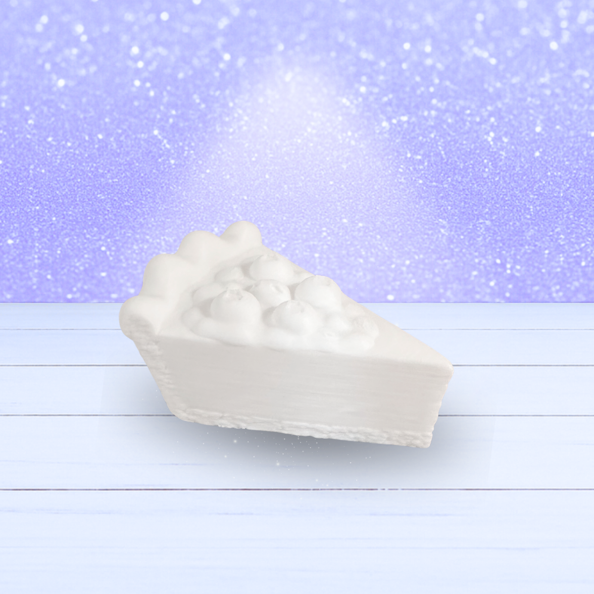 3D Mesh File - Pie Slice - Cheesecake Blueberry