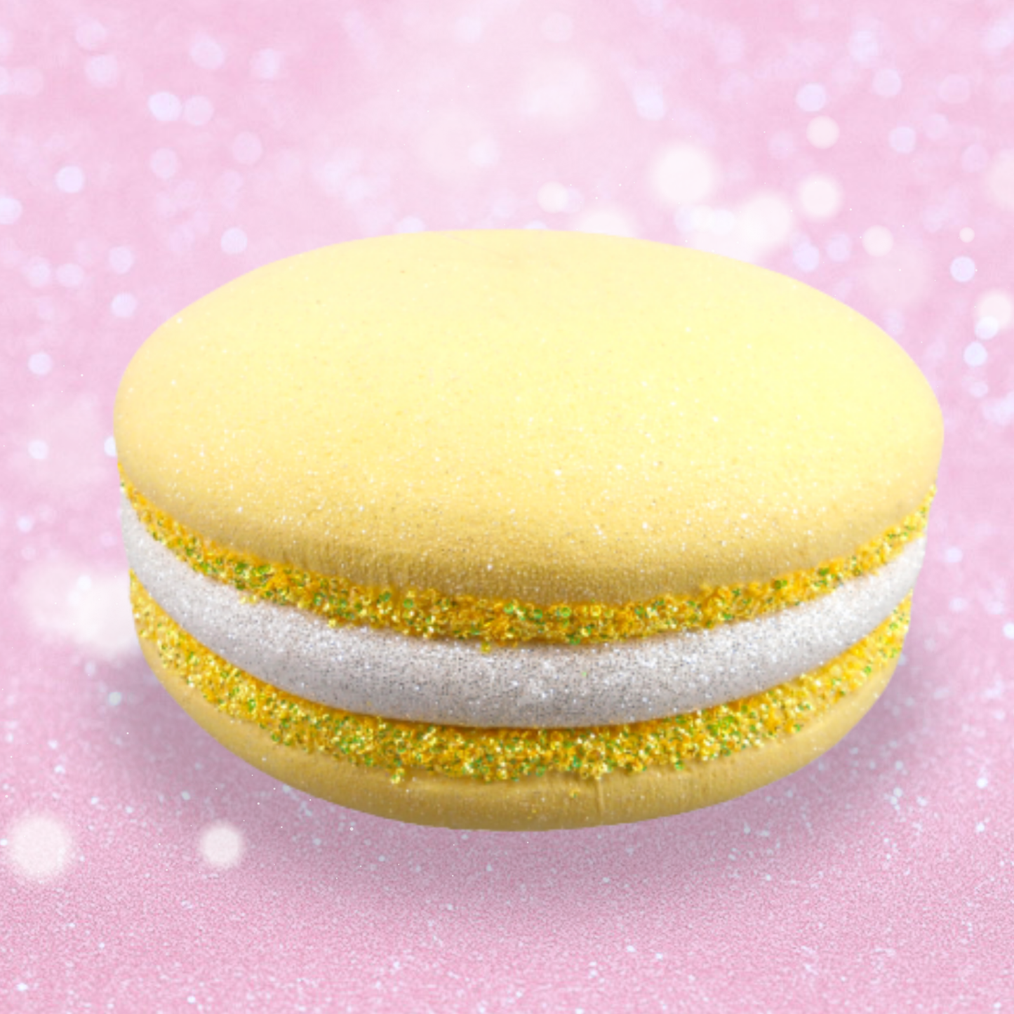Oversized Fake Macaron - Yellow