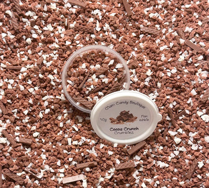 Fake Chocolate Crumbs, Fake Crumbles, Fake Chocolate Bits, Fake Chocolate Shavings, Cocoa Crunch Crumblez