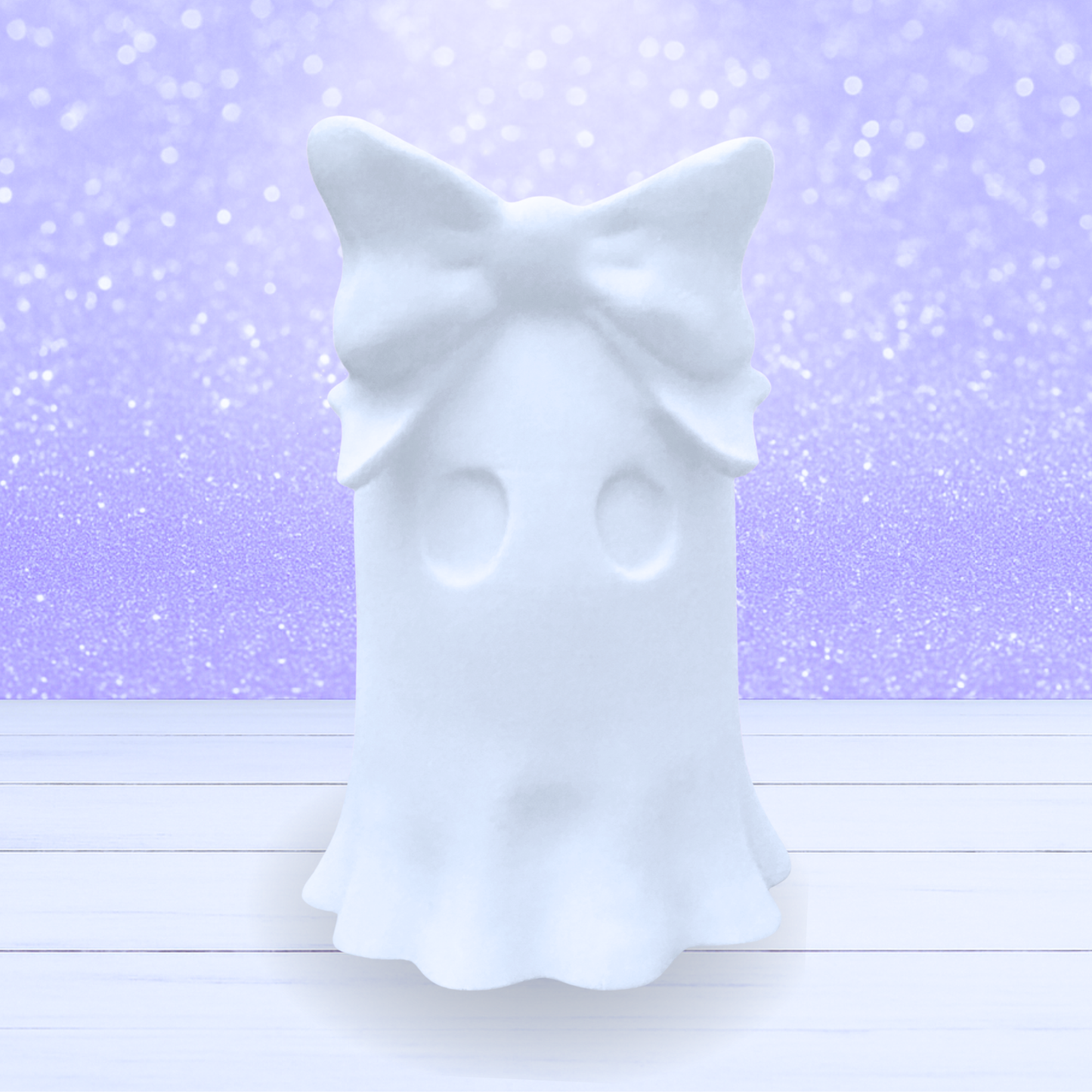 3D Mesh File - MEMBERS ONLY - Paintable Ghost Girl with Oversized Bow -