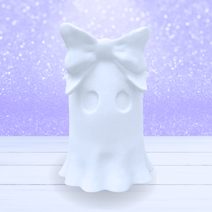 3D Mesh File - MEMBERS ONLY - Paintable Ghost Girl with Oversized Bow -