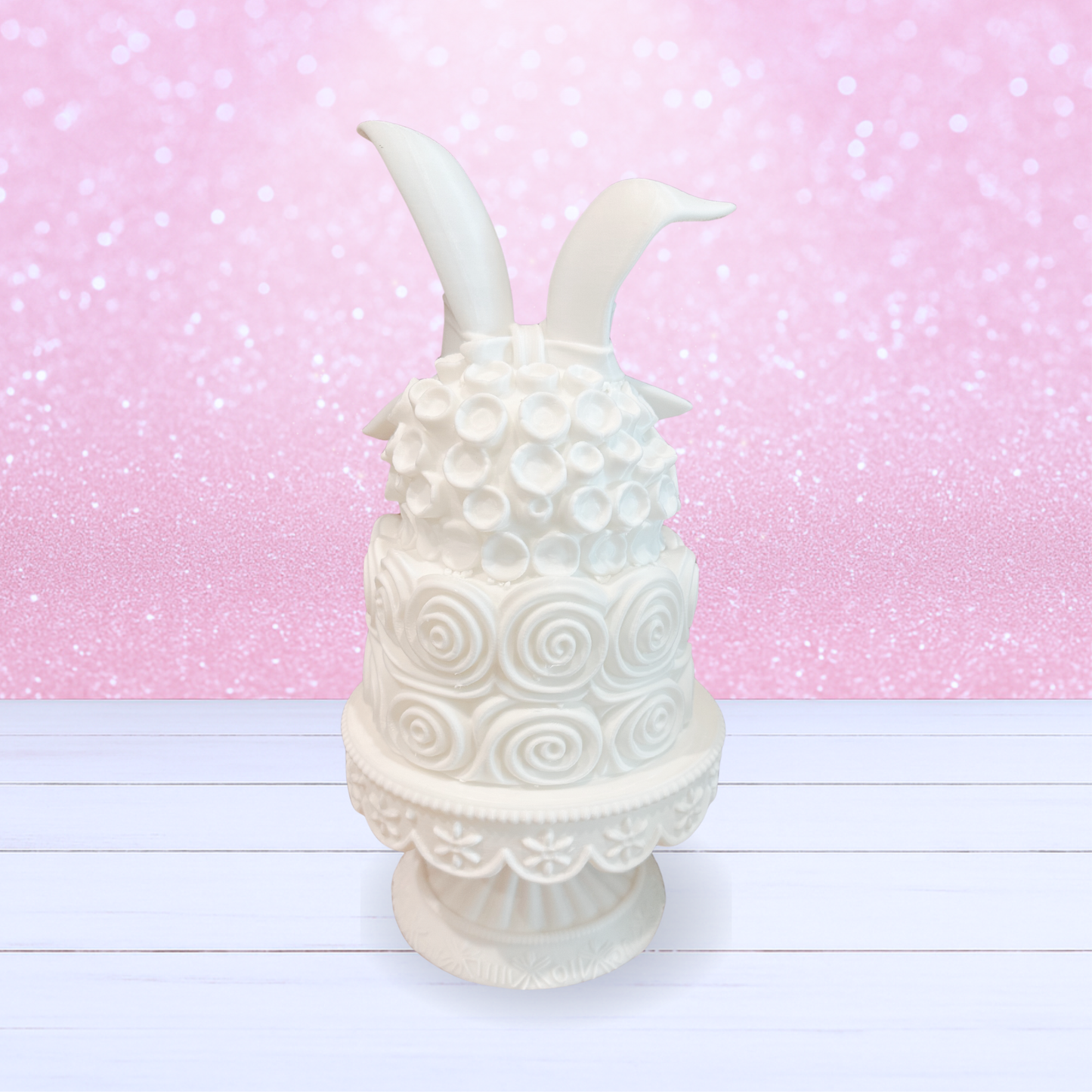 Fancy Easter Cake with Ears - Made-To-Order - Up to 2 Weeks Creation Time