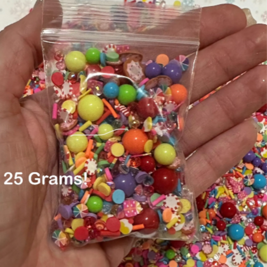 Glam Candy Set - Rainbow Candyland - Sprinkles and Fake Candy Set