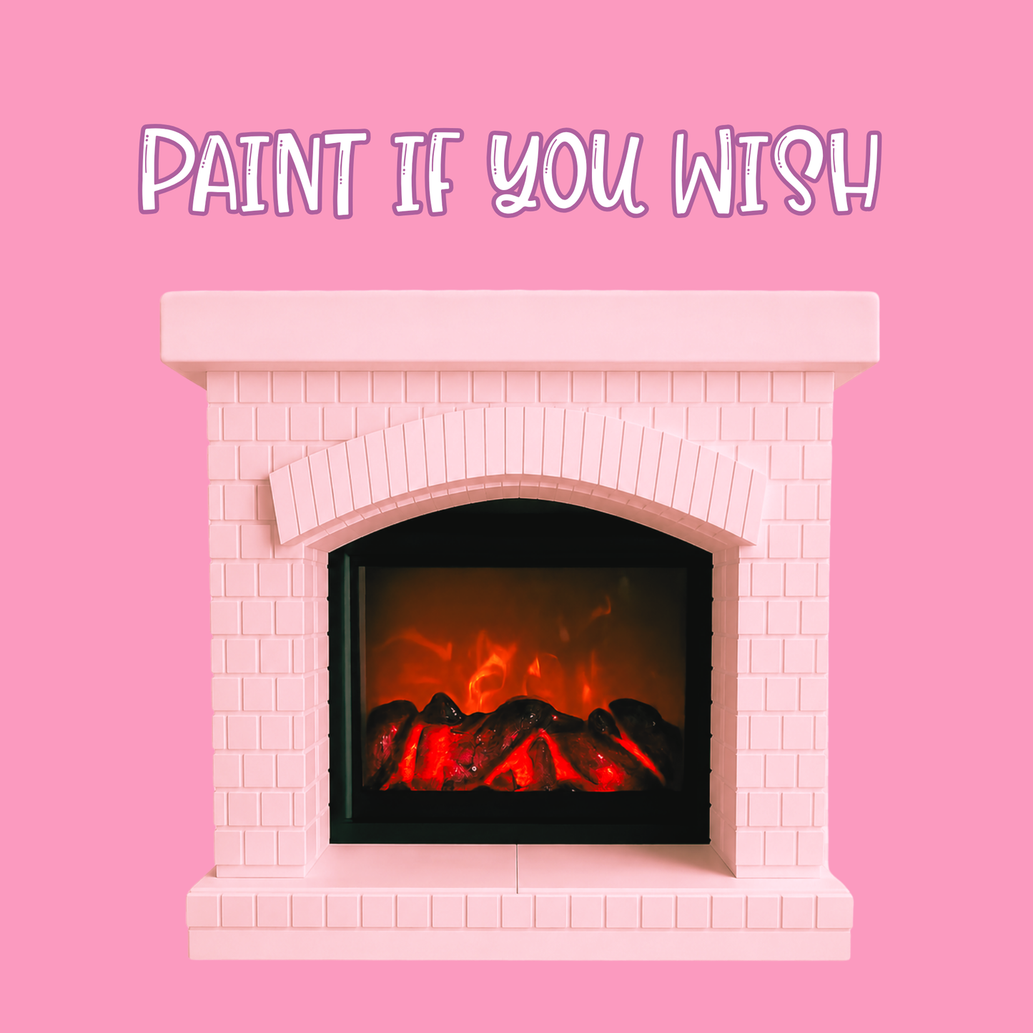Fireplace - Fits Dollar Tree Plus Fireplace  - Made to Order