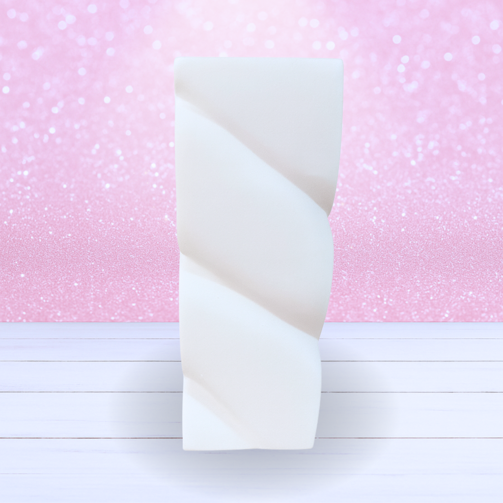 3D Printed Marshmallow Twist Fake Candy - Ready To Ship - Only 2 Available