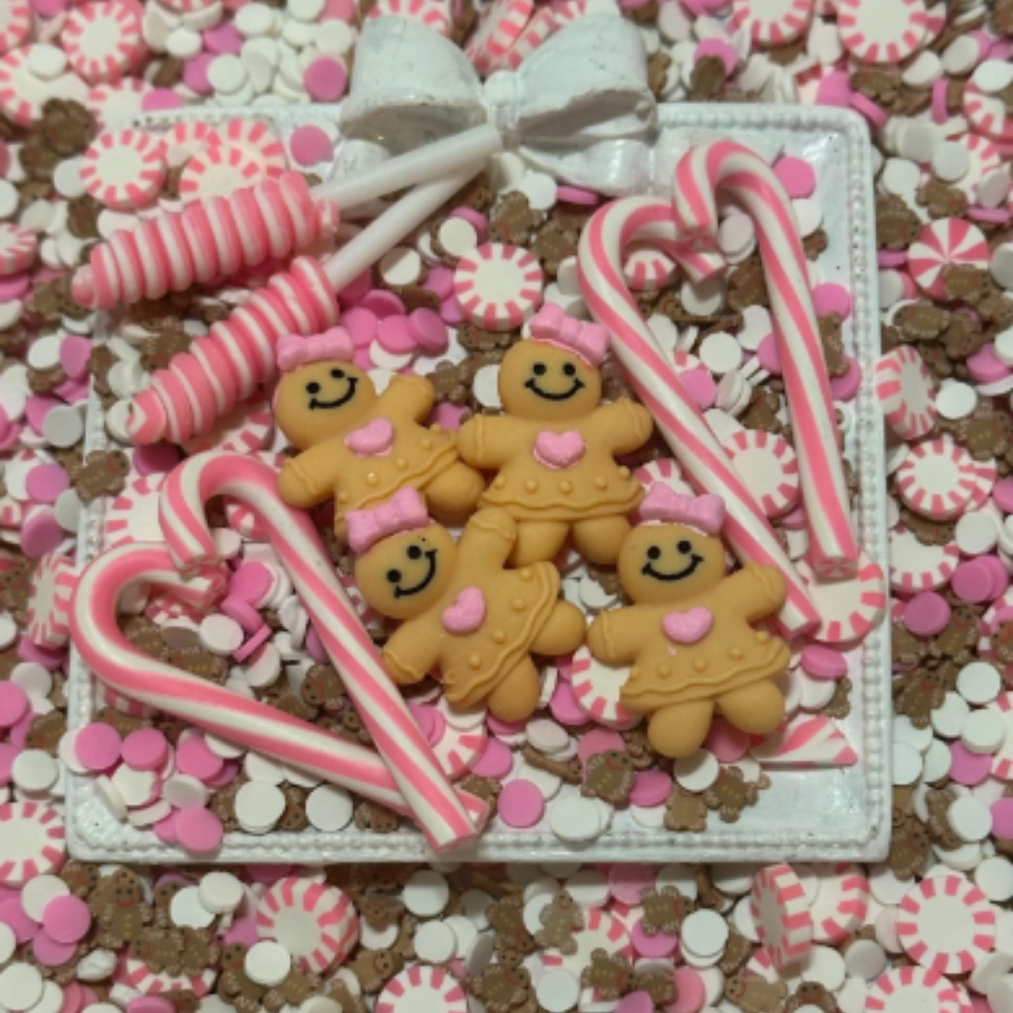 Glam Candy Set - Pink Gingerbread - Sprinkles and Fake Candy Set (Copy)
