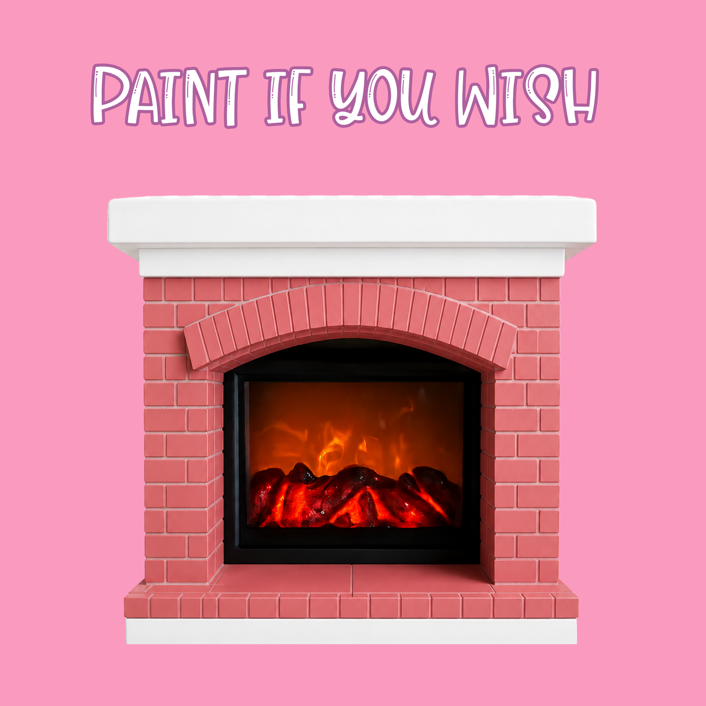 Fireplace - Fits Dollar Tree Plus Fireplace  - Made to Order