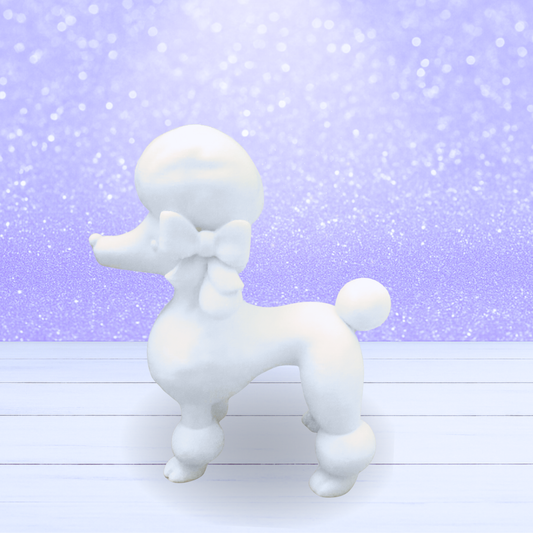3D Mesh File - MEMBERS ONLY - Pink Poodle Figurine